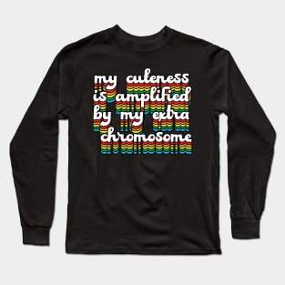 Down Syndrome Awareness // My Extra Chromosome Long Sleeve T-Shirt